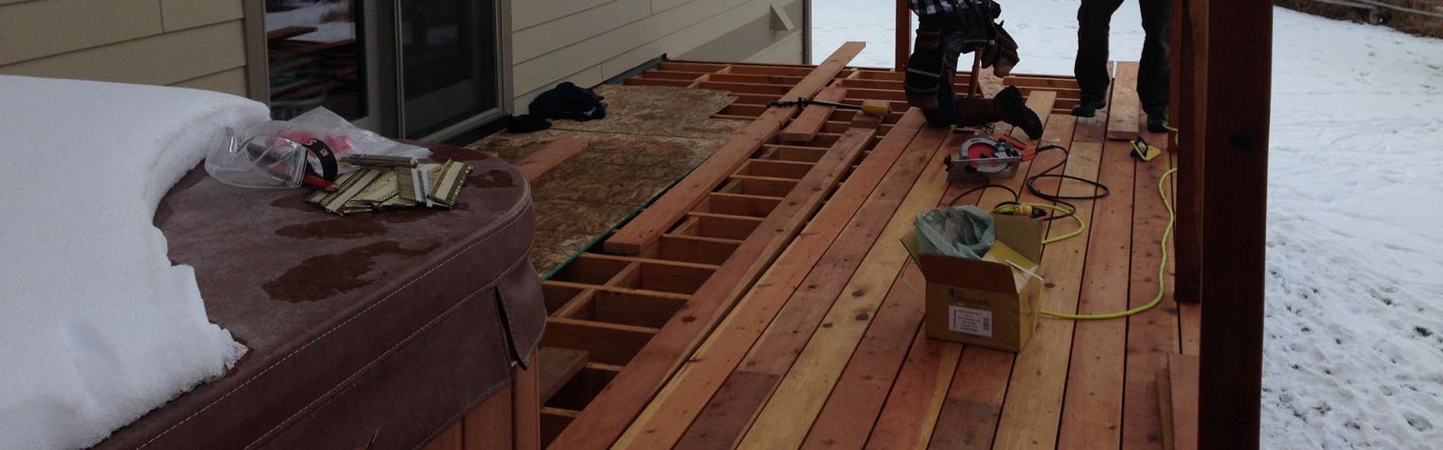 decking and railing installation